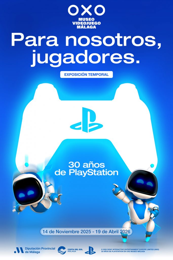 OXO abre en Málaga «Para nosotros, jugadores: 30 años de historia de PlayStation»