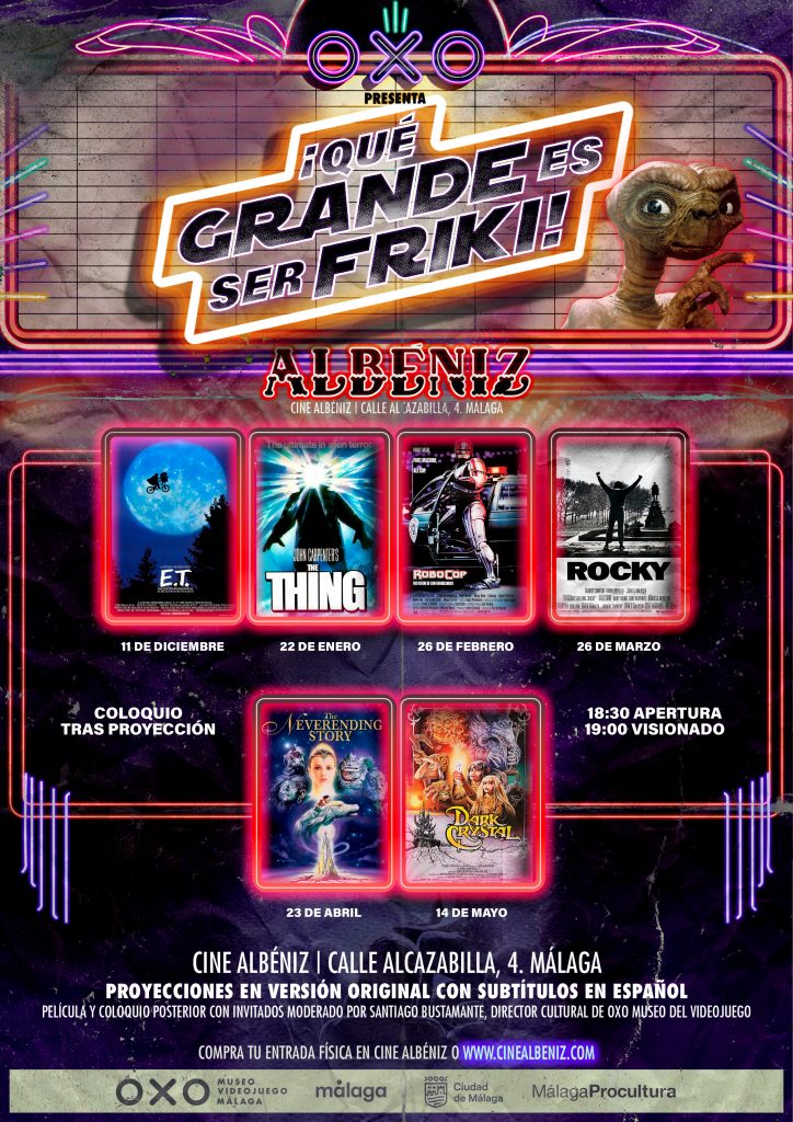 «¡Qué Grande es Ser Friki!» vuelve gracias a OXO Museo y Cine Albéniz